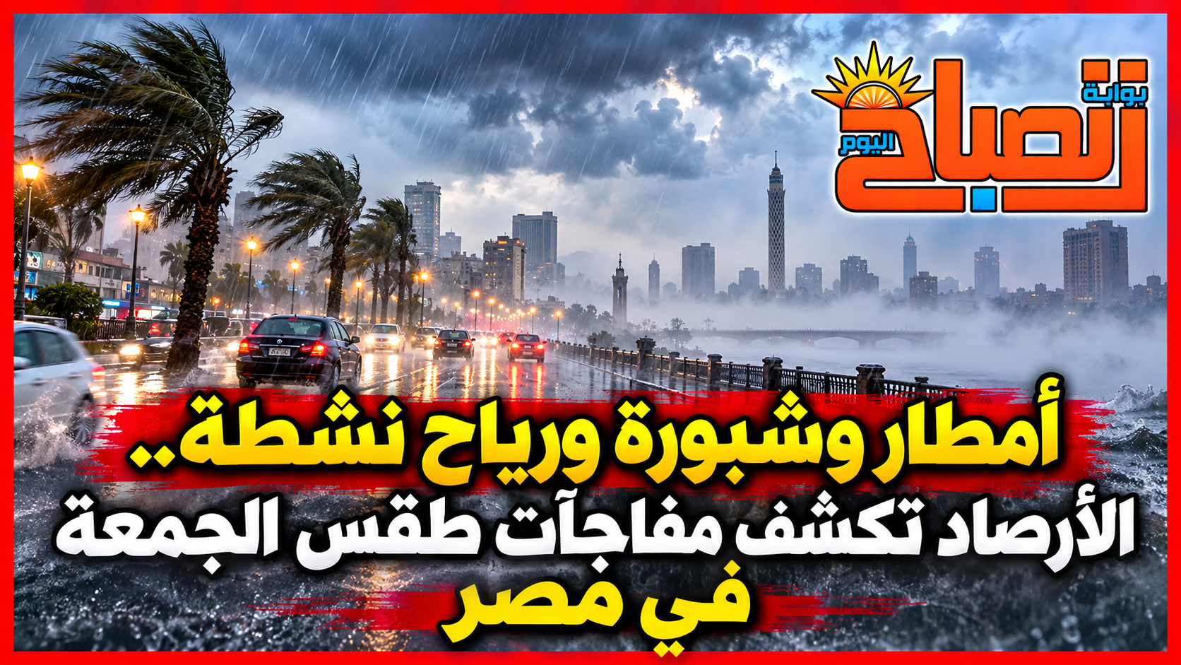 الأرصاد تكشف طقس الجمعة.. أمطار تمتد للقاهرة والقاهرة تسجل 32 درجة